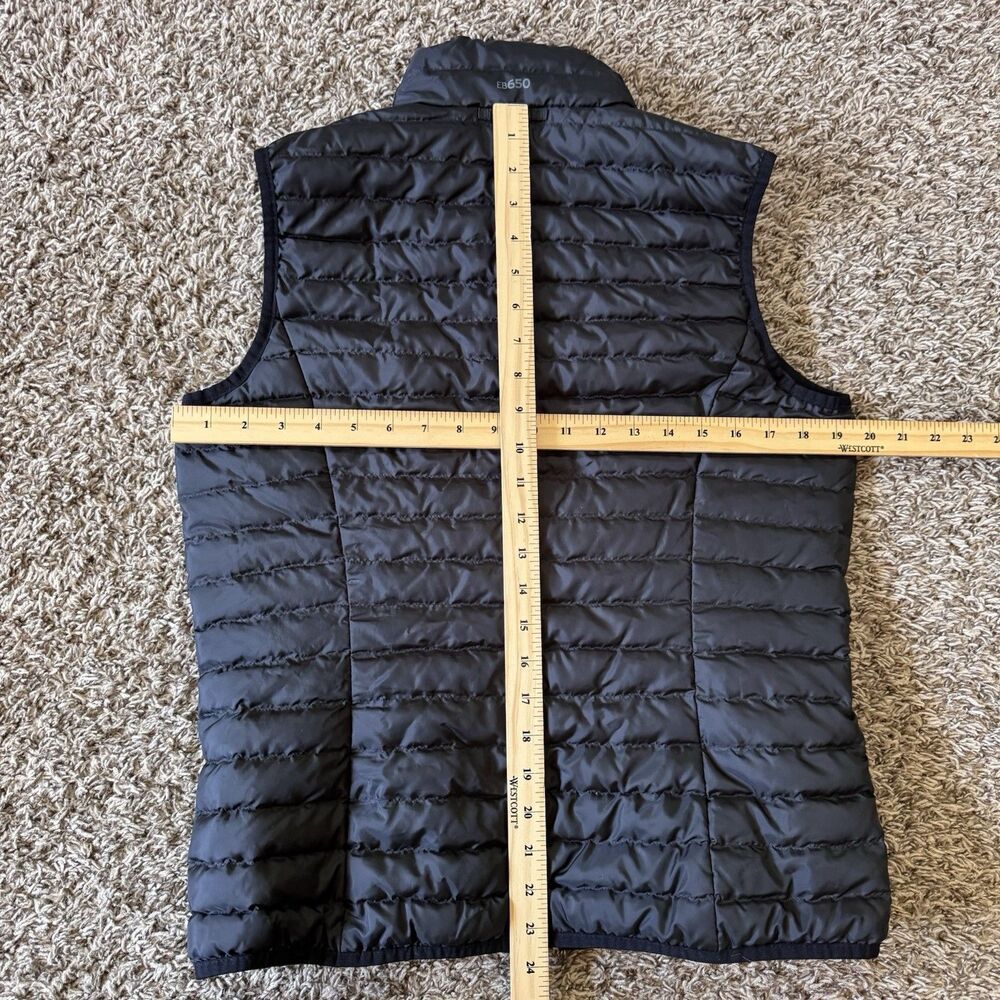 Eddie Bauer Vest Womens M Black EB650 Down Puffer Quilted Full Zip Lightweight - Picture 7 of 7